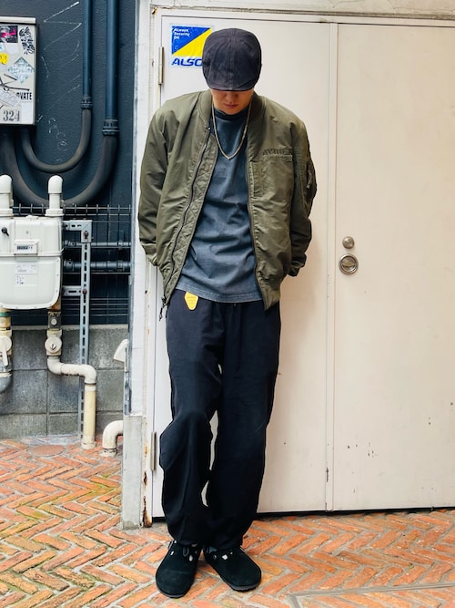 《CROSSOVER》FADED MA-1 CUSTOM / フェイデッド MA-1 カスタム / AVIREX / アヴィレックス