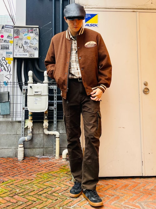 WOOL MOSSA VARSITY JACKET / ウールモッサ バーシティ ジャケット / AVIREX / アヴィレックス