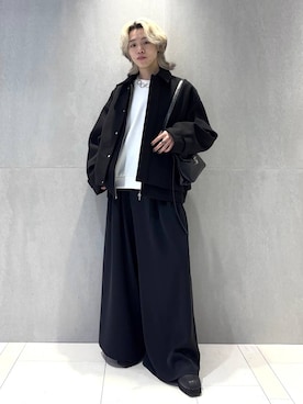 「HARE（ハレ）のアイテム（ブルゾン）」を使った、けいしさん（メンズ・168cm）の秋コーディネート