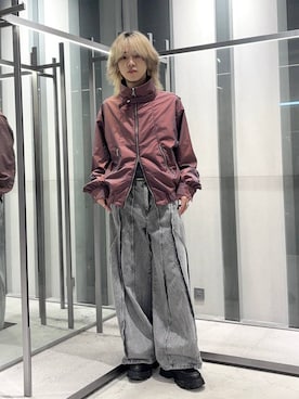 「HARE（ハレ）のアイテム（パンツ）」を使った、けいしさん（メンズ・168cm）の秋コーディネート