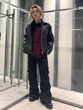 「HARE（ハレ）のアイテム（ジャケット/アウター）」を使った、けいしさん（メンズ・168cm）の冬コーディネート