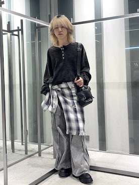 「HARE（ハレ）のアイテム（シューズ）」を使った、けいしさん（メンズ・168cm）の秋コーディネート
