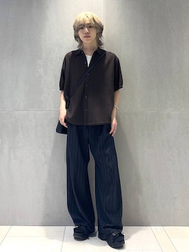 「HARE（ハレ）のアイテム（バッグ）」を使った、けいしさん（メンズ・168cm）の夏コーディネート