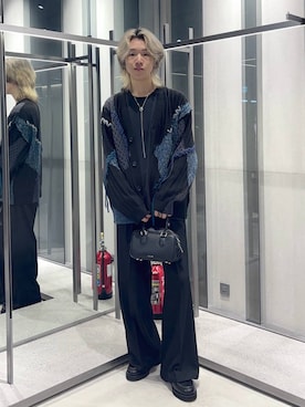 「アイテム（ボストンバッグ）」を使った、けいしさん（メンズ・168cm）の秋コーディネート