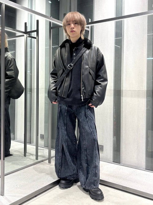 【未着用】HARE エアサーマルエリファーレザーブルゾン Sサイズ HARE（ハレ） ブルゾン アウター エアサーマルエリファーレザー