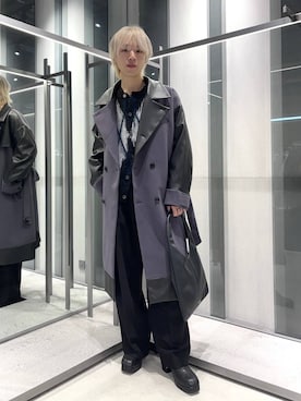 「アイテム（トレンチコート）」を使った、けいしさん（メンズ・168cm・20代）の秋コーディネート