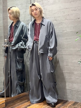「アイテム（ブルゾン）」を使った、けいしさん（メンズ・170cm・20代）の夏コーディネート