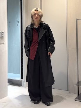「アイテム（トレンチコート）」を使った、けいしさん（メンズ・168cm）の秋コーディネート