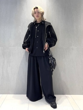 「HARE（ハレ）のアイテム（ブルゾン）」を使った、けいしさん（メンズ・168cm）の秋コーディネート