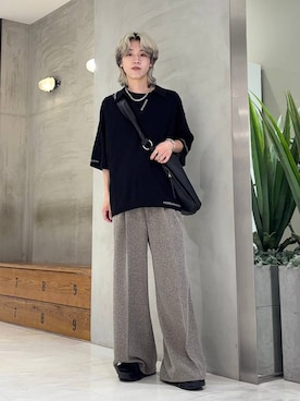 「HARE（ハレ）のアイテム」を使った、けいしさん（メンズ・168cm）の夏コーディネート
