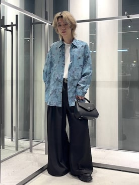 「HARE（ハレ）のアイテム（バッグ）」を使った、けいしさん（メンズ・168cm）の春コーディネート