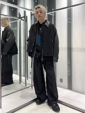 「デート/ロマンティック」｜「アイテム（ジャケット/アウター）」を使った、けいしさん（メンズ・168cm）の冬コーディネート