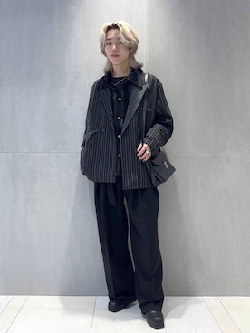 「アイテム（テーラードジャケット）」を使った、けいしさん（メンズ・168cm）の秋コーディネート