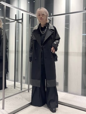 「アイテム（トレンチコート）」を使った、けいしさん（メンズ・168cm・20代）の冬コーディネート