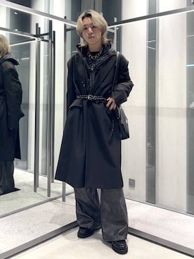 「アイテム（トレンチコート）」を使った、けいしさん（メンズ・168cm）の秋コーディネート