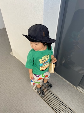 Atsu10さん（キッズ・90cm）の夏コーディネート