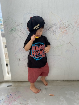 Atsu10さん(キッズ・90cm)の春コーディネート