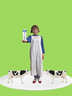 「WEGO（ウィゴー）のアイテム（バレエシューズ）」を使った、まる子さん（レディース・156cm）の秋コーディネート