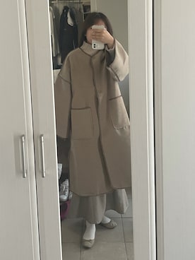 「アイテム（バレエシューズ）」を使った、ますかっとさん（レディース・158cm）の冬コーディネート