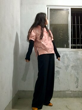 「台灣品牌」｜蔓さん（レディース・165cm）の冬コーディネート