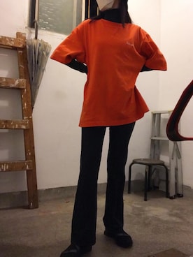 「lativ（ラティーヴ）のアイテム（パンツ）」を使った、蔓さん（レディース・165cm）の春コーディネート