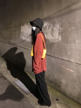 「STEVE MONO」｜蔓さん（レディース・165cm）の春コーディネート