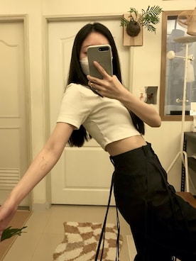 「台灣品牌」｜蔓さん（レディース・165cm）の夏コーディネート