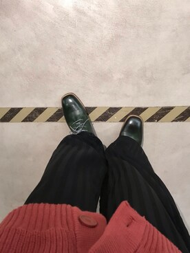 「日常」｜「アイテム（その他シューズ）」を使った、蔓さん（レディース・165cm）の秋コーディネート