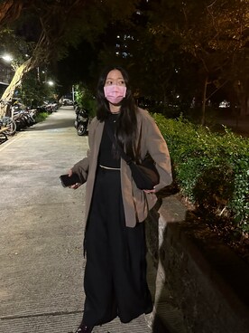 「MEIER.Q（マイヤーキュー）のアイテム（ジャケット/アウター）」を使った、蔓さん（レディース・165cm）の秋コーディネート