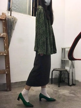 「vintage style」｜蔓さん（レディース・165cm）の春コーディネート