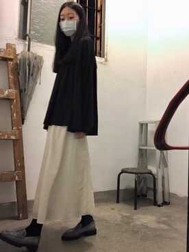 「台灣品牌」｜蔓さん（レディース・165cm）の春コーディネート