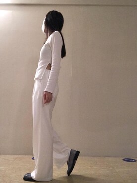 「台灣品牌」｜蔓さん（レディース・165cm）の春コーディネート