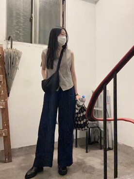 「PAZZO」｜蔓さん（レディース・165cm）の冬コーディネート