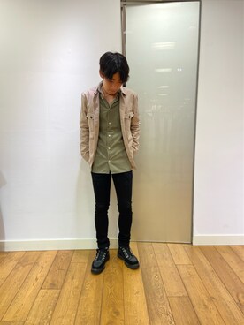 「ALLSAINTS（オールセインツ）のアイテム」を使った、Macleanさん（メンズ・173cm）の秋コーディネート