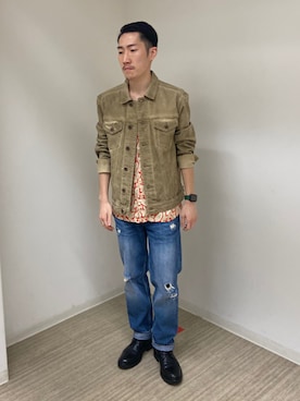 「ALLSAINTS（オールセインツ）のアイテム（その他アウター）」を使った、Macleanさん（メンズ・173cm）の秋コーディネート