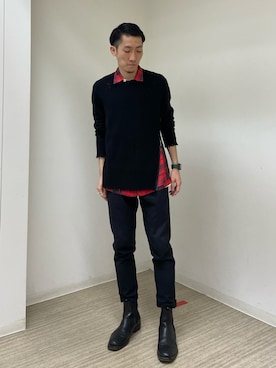 「レイアード」｜Macleanさん（メンズ・173cm）の秋コーディネート