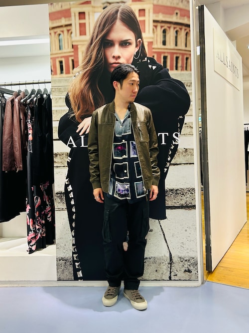 ALLSAINTS ma1 ma-1 KAIRO LEATHER BOMBER JACKET | レザー