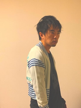 「黒髪」｜trainマンさん（メンズ・176cm）の春コーディネート