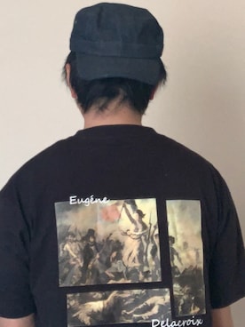 「Alpha Industries（アルファインダストリーズ）のアイテム（キャップ）」を使った、trainマンさん（メンズ・176cm）の冬コーディネート