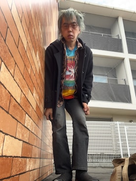 「アイテム（ダッフルコート）」を使った、trainマンさん（メンズ・174cm）の秋コーディネート