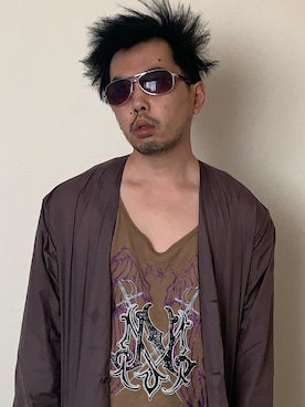 「アイテム（ジャケット/アウター）」を使った、trainマンさん（メンズ・174cm）の夏コーディネート