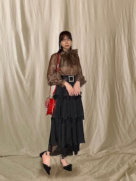 𓆙さん（レディース・163cm）の夏コーディネート