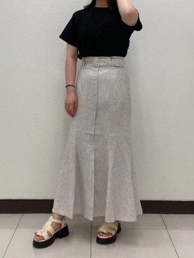 スカートを使った 骨格診断ストレート の人気ファッションコーディネート Wear