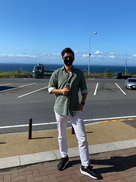 「ORIAN（オリアン）のアイテム」を使った、en  and outdoor unitさん（メンズ・182cm）の秋コーディネート