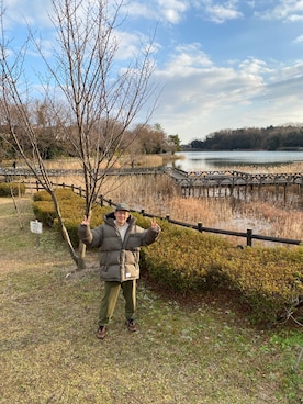 「WTAPS（ダブルタップス）のアイテム（ダウンジャケット/コート）」を使った、en  and outdoor unitさん（メンズ・182cm）の冬コーディネート