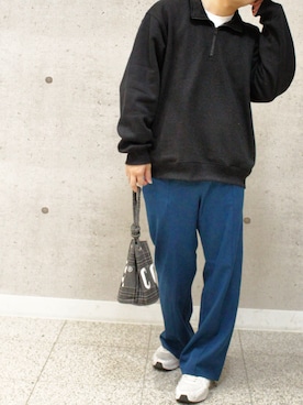 「CONVERSE（コンバース）のアイテム（バッグ）」を使った、ゆうたろさん（メンズ・174cm）の冬コーディネート