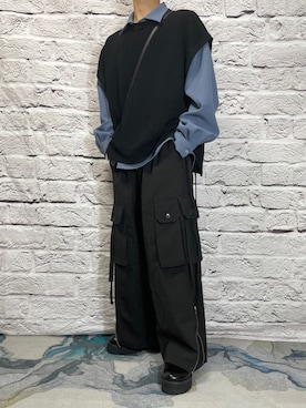 「アイテム（パンツ）」を使った、まさきさん（メンズ・167cm・10代）の秋コーディネート