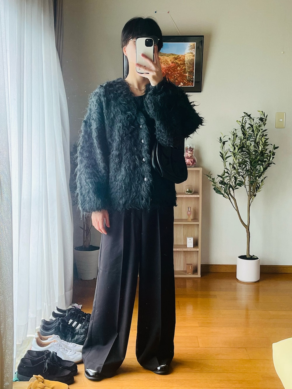 soerte（ソエルテ）の「SUPER VOLUME SHAGGY KNIT CARDIGAN