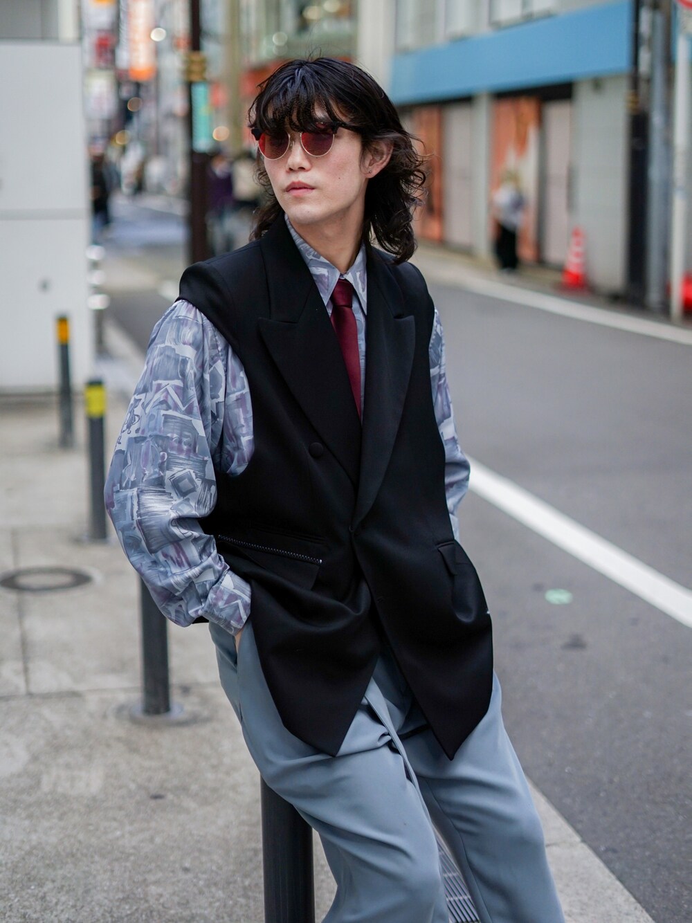 LITTLEBIG Houndstooth パンツ スーツ セットアップ 上下（LITTLEBIGの  