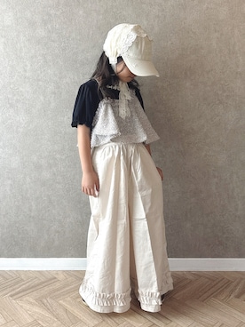 「アイテム（サンダル）」を使った、Ninaさん（キッズ・110cm）の夏コーディネート